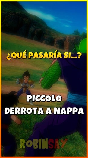 ¿Qué Pasaría si PICCOLO Derrota a Nappa? | Saga Saiyajin #shorts