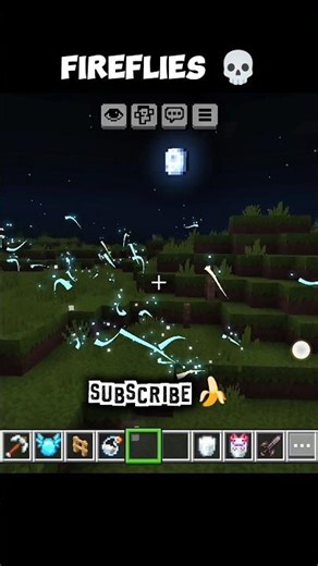 Minecraft Fireflies Aesthetic Scene ✨