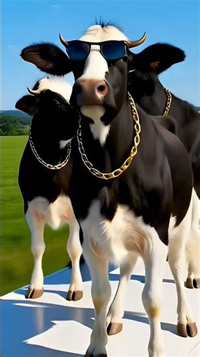 Funny Cow Dance.. 🤣😂 #cow #cowdance #cowsong