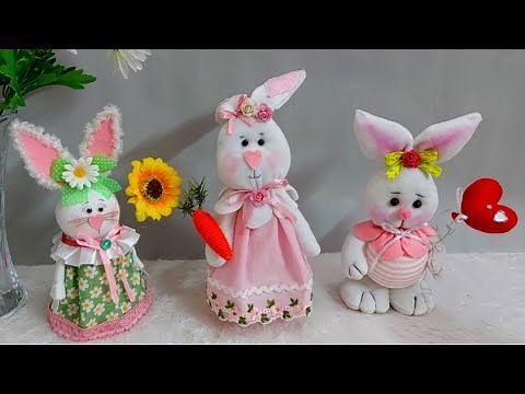 3 Easy Easter bunny craft idea made with simple materials |DIY Low budget Easter décor idea 🐰16