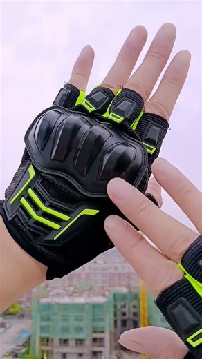 Black Half-Finger Tactical Riding Gloves Striking Comfort & Grip You Can Feel #bikegloves