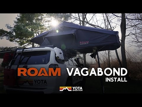How To Install The Roam Vagabond Rooftop Tent | Toyota 4Runner