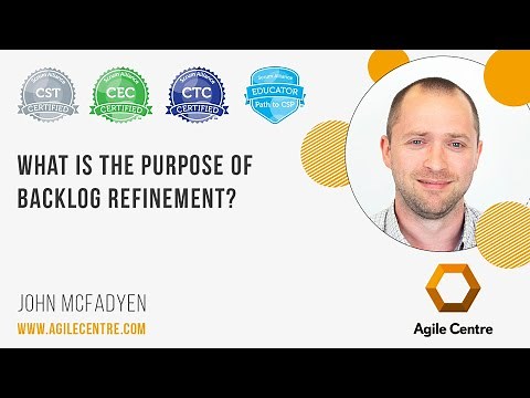 What is the purpose of backlog refinement?