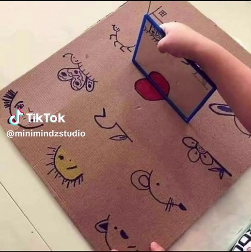 Exploring Symmetry Through Play . . This hands-on activity introduces young learners to the concept of symmetry, a key foundation in the Australian Curriculum for Mathematics (AC: F-2). By using a mirror to complete half-drawn images, children develop spatial awareness and an understanding of reflective symmetry in an engaging, play-based learning environment. This activity encourages curiosity, critical thinking, and fine motor skills while making mathematical concepts tangible and fun. How It