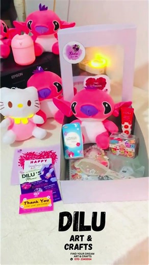 Girls gifts box #love #artandcrafts #flowers#gift #artandcrafts #valentinesday #artsandcrafts #art