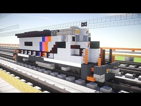 Minecraft NJ Transit GP40PH-2 Locomotive Tutorial