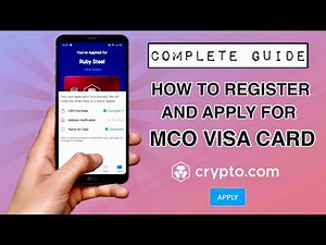 How to REGISTER and Apply for Crypto.com Visa Card | Complete Application TUTORIAL
