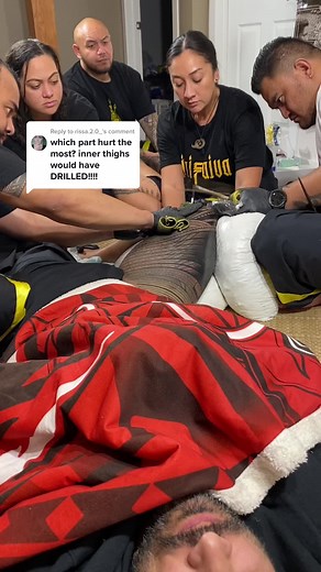 Replying to @rissa.2.0_ Inner thigh was intense especially higher up. But the knees and back of the knees were more painful for me. Everyone is different though.