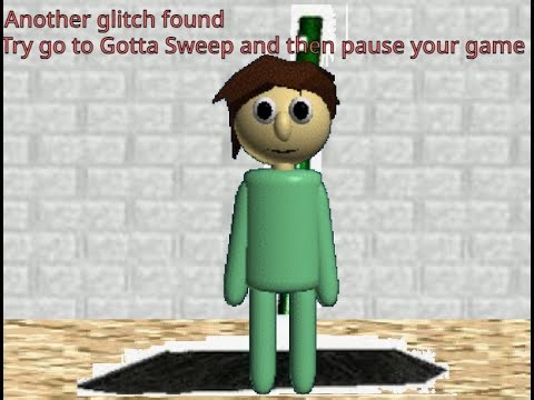 Baldi's Basics Classic Remastered Gotta Sweep Glitch