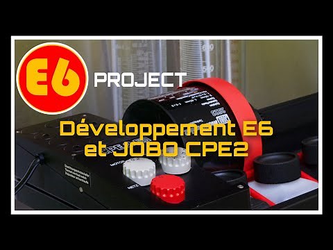 Processeur JOBO CPE2 + chimie E6 en 7 bains