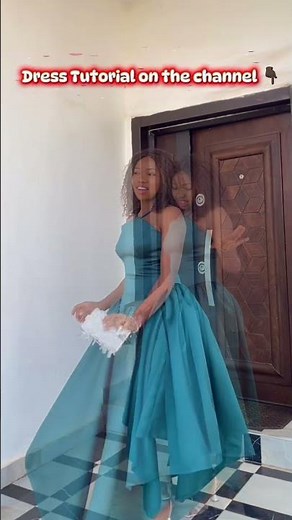 #sidegathereddress #fonfashion #sewingtutorials #mikadodress #maxidress #highlowdress