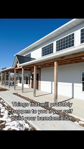 #fypシ #selfbuild #barndominium #barndo #polebarn #postframe #postframehome #polebarnhome