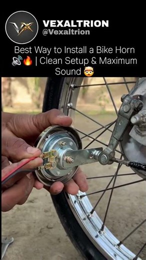 Best Way to Install a Bike Horn 🔊🔥 | Clean Setup & Maximum Sound 🤯
