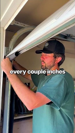 WOW! Simple DIY Garage Door Bottom Rubber Fix! #GarageDoor #GarageDoors #DIY #EasyDIY #HomeDIY