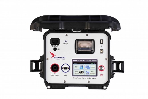 TURA-01:100V TURNS RATIO TESTER WITH BUILT-IN BATTERY AND PRINTER - HighTest Technology Ltd.