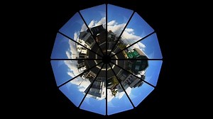 Kaleidoclock, Installation Creates Kaleidoscopic Images of Viewer