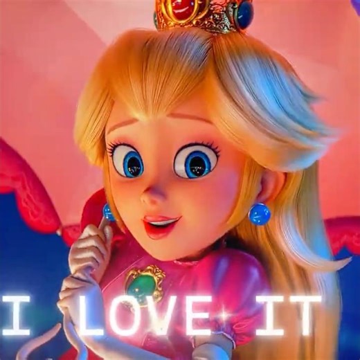 Princess Peach Has Never Been This Happy ✨❤️-The Super Mario Galaxy Movie 2026 edit #edit #shorts