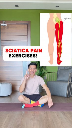 88K views · 1.2K reactions | Fix SCIATICA  with these strengthening exercises! - Strengthening the lower back and core muscles helps relieve sciatica by providing better support and stability to the spine, reducing pressure on the sciatic nerve. Strong muscles also help maintain proper alignment, reducing the risk of nerve compression and pain. #sciaticatreatment #SciaticaRelief #BackPainRelief #backpain #physicaltherapy | Physical Therapy Session | Facebook