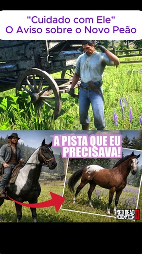 Cuidado com Ele ANGEL avisou sobre o misterioso peão #jogodecavalo #reddeadroleplay #reddead