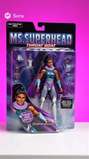 10K views · 3.3K reactions | Ms. Superhead “Throat Goat” action figure! | John E. Bananas | Facebook