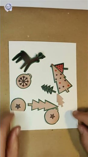 Christmas card ideas from wrapping paper scraps | recycling craft