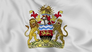 Download Malawi national emblem or symbol in waving flag. smooth 4k video seemless loop for free