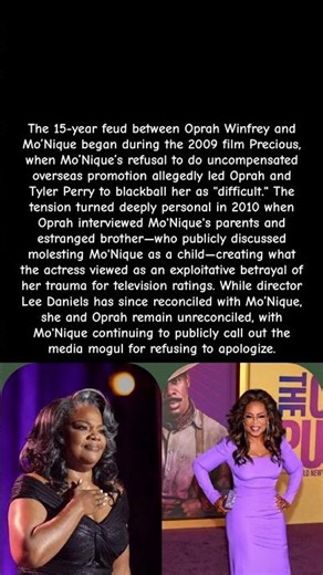 From Hollywood Triumph to Emotional Warfare: Inside Mo’Nique’s Unforgiven Betrayal by Oprah Winfrey