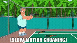 (slow-motion groaning)