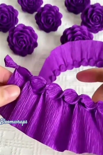crepe paper roses #trending #flowers #viral #diy #gift