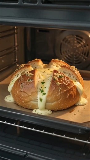 Crispy Korean Garlic Cheese Bread 🧄🧀 | Easy Bakery Style Recipe