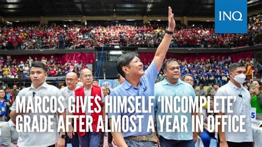 2.1K views · 84 reactions | Almost one year into office, President Ferdinand "Bongbong" Marcos Jr. observes there is much more that needs to be done. READ: https://newsinfo.inquirer.net/1794936/marcos-gives-himself-incomplete-grade-after-almost-a-year-in-office | INQUIRER.net | Facebook