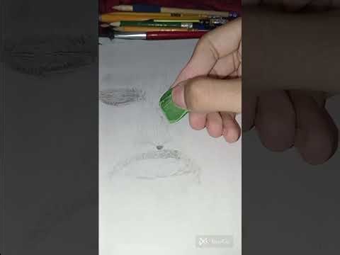 Drawing the Face of an African Model