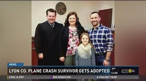 Kentucky plane crash survivor gets adopted