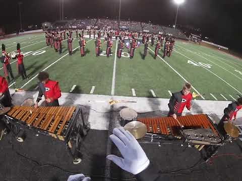 Decatur High School Marching Band Drum Major + Victory March