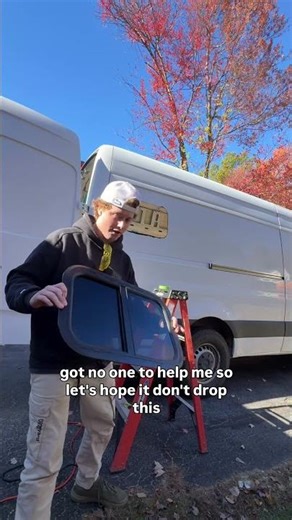 Window Install in my Camper Van!