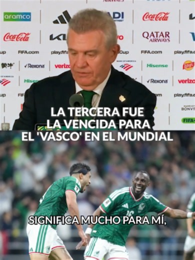 ¡EL 'VASCO' POR FIN LO LOGRÓ!🙌🇲🇽 Javier Aguirre confesó que clasificar al quinto partido significa muchísimo para él, recordando que fue parte de aquellas selecciones que se quedaron a un paso de lograrlo. “Yo soy uno de esos que no pudieron pasar al quinto partido, duele mucho”, reconoció. ⚽ #AquíPasa #JavierAguirre #PortalClaroSports #SelecciónMexicana #Mundial