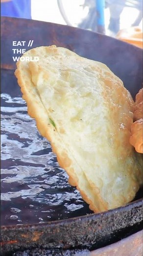 Afghan Bolani Perfectly Crisp Layers Cooked Live | EAT // THE WORLD