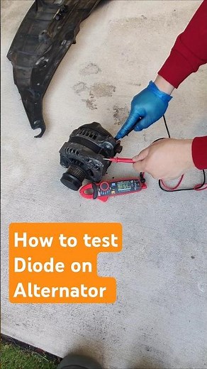How To Test Diode On Alternator