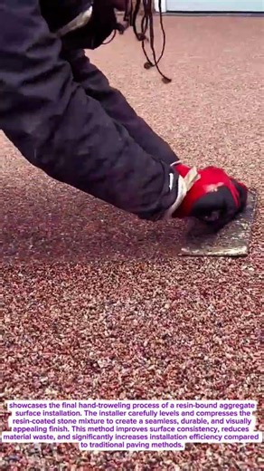 Watch Resin Bound Driveway Finish Transform in Seconds!
