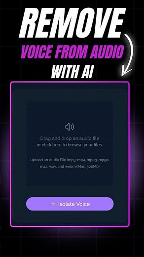 How to Isolate Voice from Audio and Separate Music and Vocals #voiceisolation #audioediting