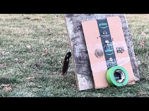 Shooting the mini crossbow