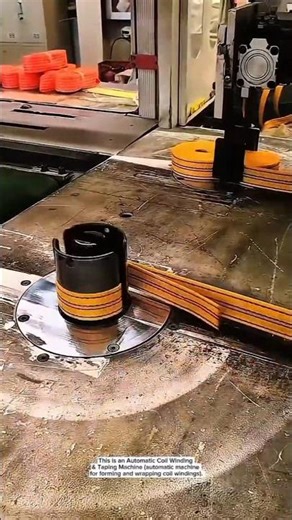 High-Precision Automatic Coil Winding & Insulation Taping Machine | Industrial Manufacturing Process