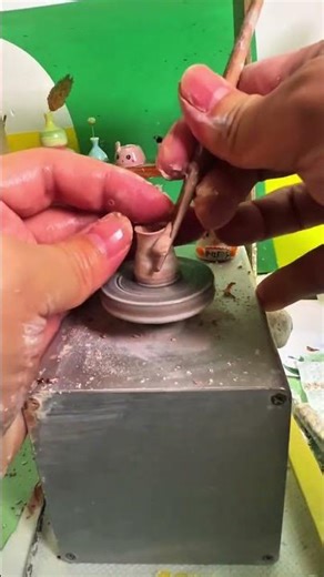 Mastering Clay: Twisted Milk Pot Making Journey