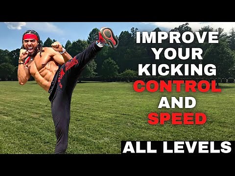 Improve Your Kicking SPEED And CONTROL | Beginner Martial Arts Training