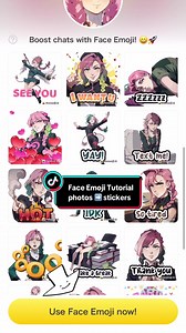 ✨ Face Emoji Tutorial - Turn Your Photos Into Stickers with One Click! 😎 #facemojikeyboard #faceemoji #stickers #bitmoji #snapchat #imessage #aistickers #tutorial