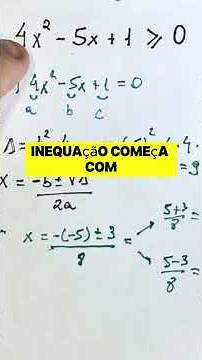 Second-degree inequality - solved example