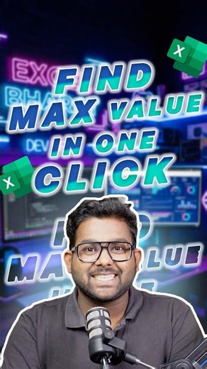 Find the Highest Value Instantly! | शिका MAX Formula | Excel Marathi | ZATPAT EXCEL