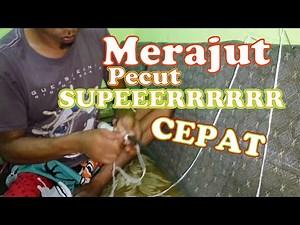 Tutorial cara merajut pecut super cepat