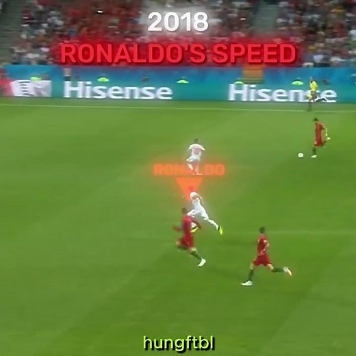 Cristiano Ronaldo's speed before and after😲
