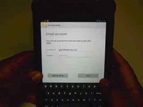 Setting up Email on Your Nexus 7